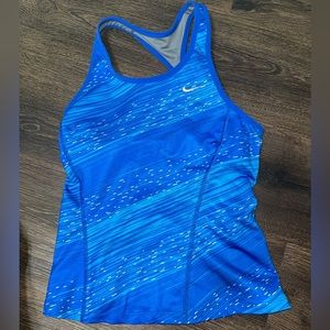 Blue women’s Nike tank top